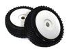 1/8 Buggy Dish Wheel+Tire (2) SQ-Pattern 17mm (O.D.=110mm)