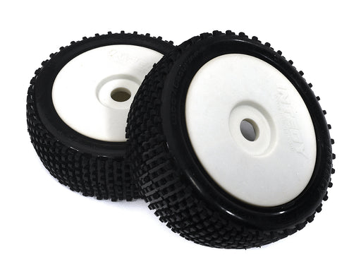 1/8 Buggy Dish Wheel+Tire (2) SQ-Pattern 17mm (O.D.=110mm)