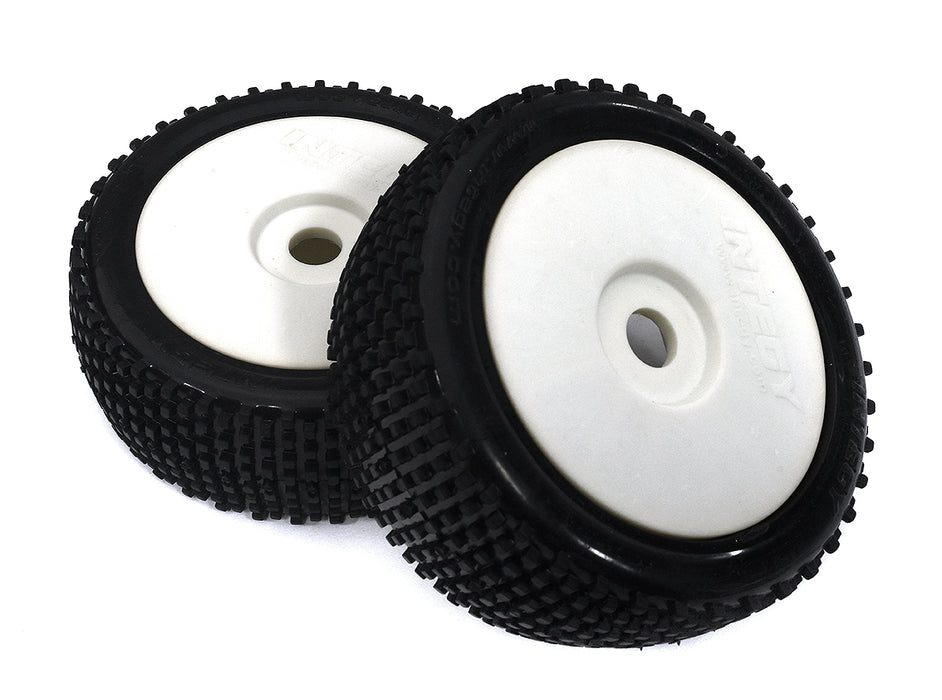 1/8 Buggy Dish Wheel+Tire (2) SQ-Pattern 17mm (O.D.=110mm)
