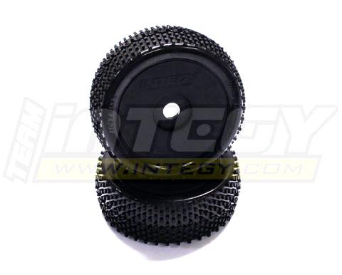 1/8 Buggy Dish Wheel+Tire (2) H-Pattern 17mm (O.D.=110mm)