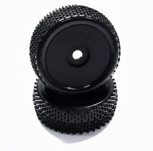 1/8 Buggy Dish Wheel+Tire (2) H-Pattern 17mm (O.D.=110mm)