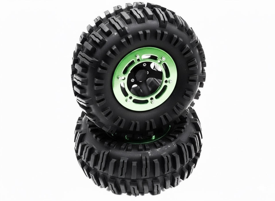 Type V Composite 2.2 Wheel & Tire (2) for 1/10 Crawler w/ 12mm Hex (O.D.=125mm)