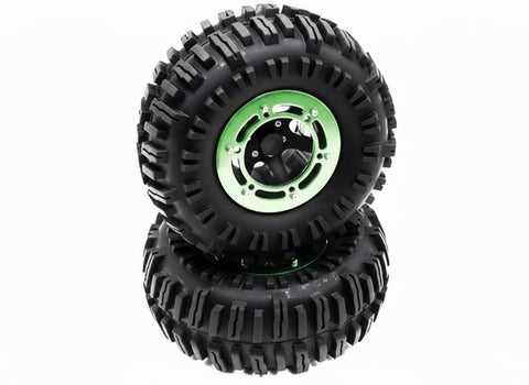 Type V Composite 2.2 Wheel & Tire (2) for 1/10 Crawler w/ 12mm Hex (O.D.=125mm)