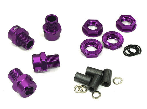 17mm Hex Wheel (4) Hub +6mm Offset for HPI Savage X w/ 6mm Axles