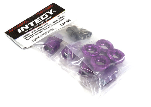 17mm Hex Wheel (4) Hub +6mm Offset for HPI Savage X w/ 6mm Axles