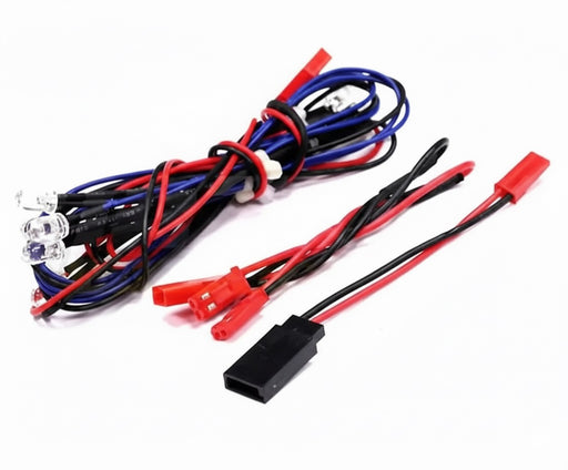 LED Light Set System for 1/10 Touring Car (6V) 4 Blue & 2 Red LEDs