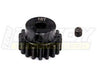 Billet Steel Pinion Gear 18T, 1M/5mm Shaft for 1/8 Off-Road & Savage Flux