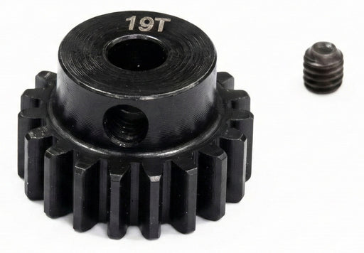 Billet Steel Pinion Gear 19T, 1M/5mm Shaft for 1/8 Off-Road & Savage Flux