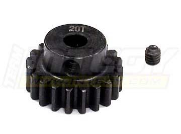 Billet Steel Pinion Gear 20T, 1M/5mm Shaft for 1/8 Off-Road & Savage Flux