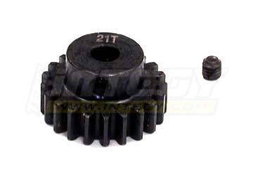 Billet Steel Pinion Gear 21T, 1M/5mm Shaft for 1/8 Off-Road & Savage Flux