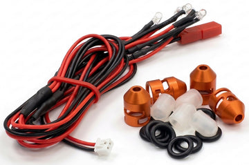 Lexan Body Mounting Hole LED Light Marker Set 6V for 3mm, 4mm & 5mm Posts