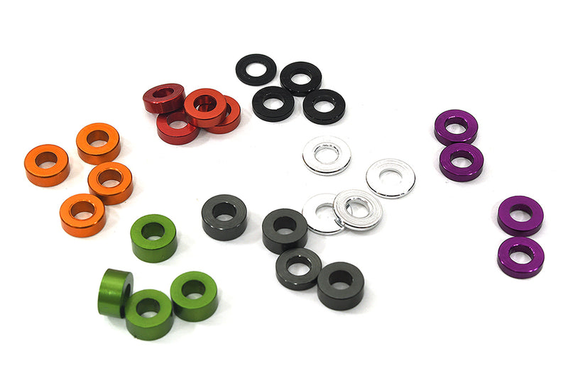 Assorted Thickness (1mm to 4mm) Shim Washer M4 Size