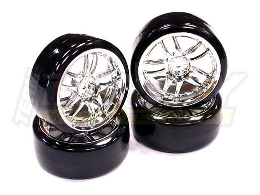 Type III Complete Wheel & Tire Set (4) for Drift Racing