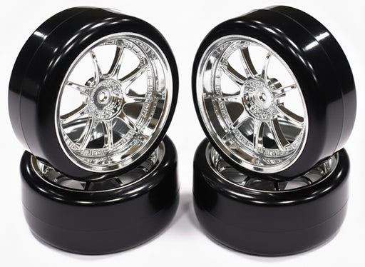 Type V Complete Wheel & Tire Set (4) for Drift Racing