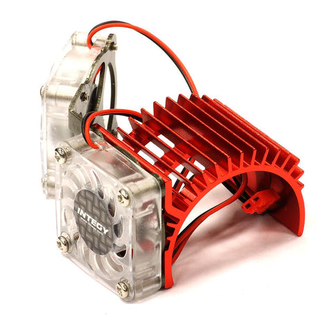 Twin Cooling Fan + Heatsink for 540/550 Size Motor w/ 36mm O.D.
