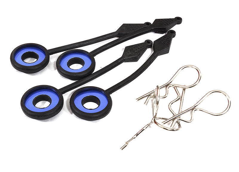 Large Body Pin w/ Holder System (4) for 1/8 Scale