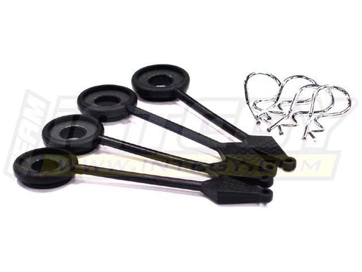 Large Body Pin w/ Holder System (4) for 1/8 Scale