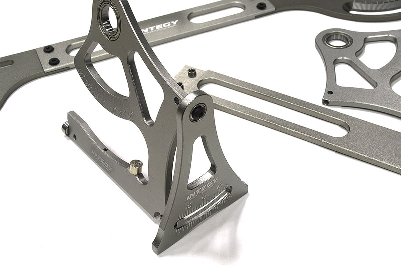Universal Setup Station w/ Bag for 1/8 & 1/10 Off-Road, SC & MT | Fits: Kyosho V-One-R, Savage-X, Kyosho MP7.5, R40 Nitro, Associated Monster GT, Kyosho Inferno 777, Jato 2.5/3.3, Mini-LST, Hellfire, Stampede 2WD, Associated GT2, 8ight/8ight-T + more - Pr