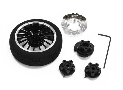 Evolution IV Steering Wheel Set for TRX, HPI, Futaba, Airtronics, Hitec & KO