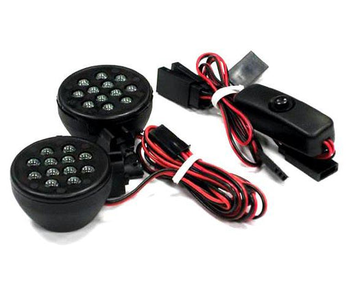 Off-Road High Brightness Large Spot LED Light Set+Housing (2)+On/Off