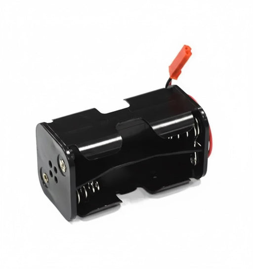 Battery Box x 4 Cells, AA Size for Charging, RX, LED & Cooling Fan
