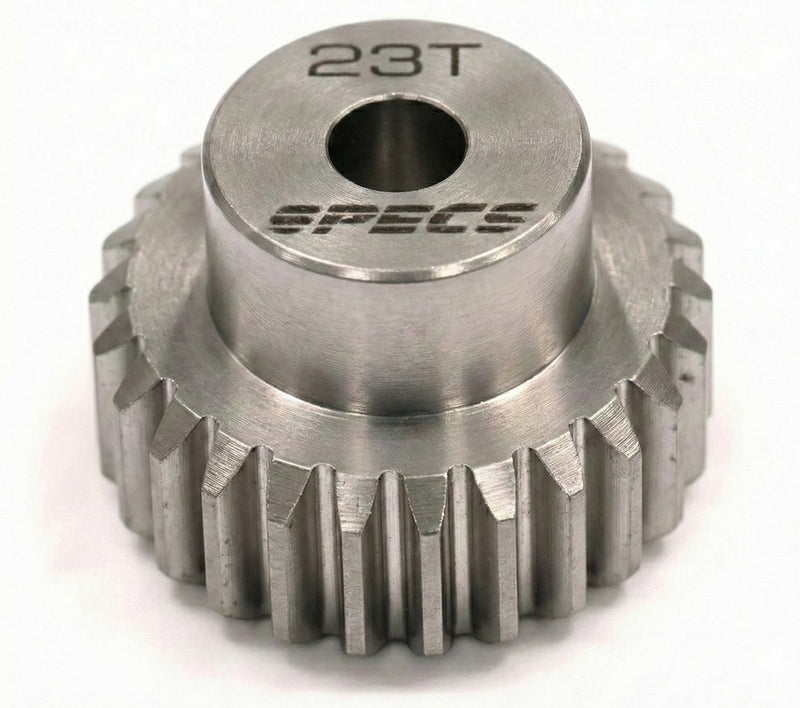 Billet HD Stainless Steel 48 Pitch Pinion 23T for Brushless w/ 0.125 Shaft