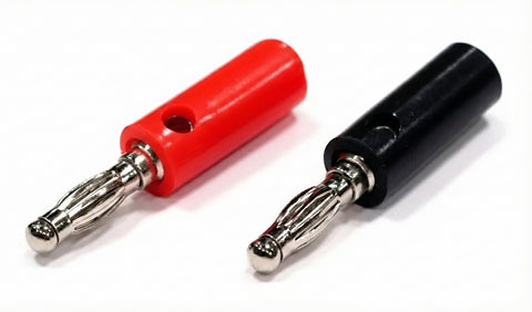 Euro Banana Plug (Male=2pcs)