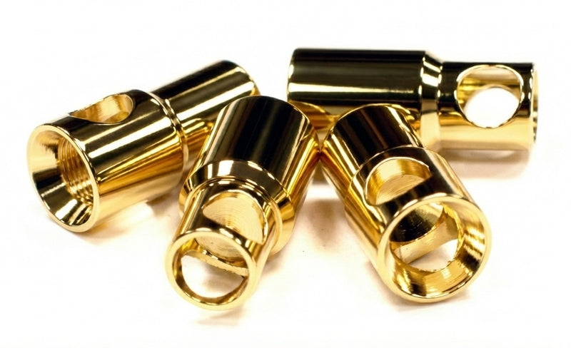 6mm Gold Bullet Banana Connector Power Plug Set (4) for RC