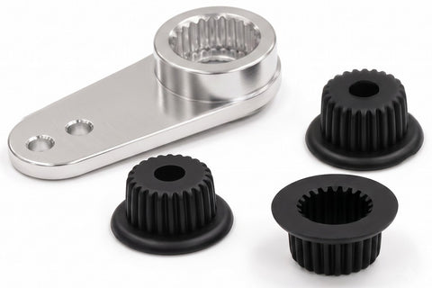 Universal Type Alloy Servo Horn (Single Sided) for 23T, 24T & 25T (r=15, 19mm)