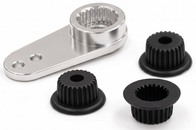Universal Type Alloy Servo Horn (Single Sided) for 23T, 24T & 25T (r=15, 19mm)