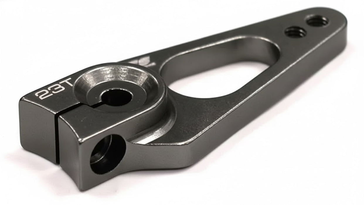 Billet Machined Servo Horn 23T for KO & JR Servo (r=24, 27mm Holes)
