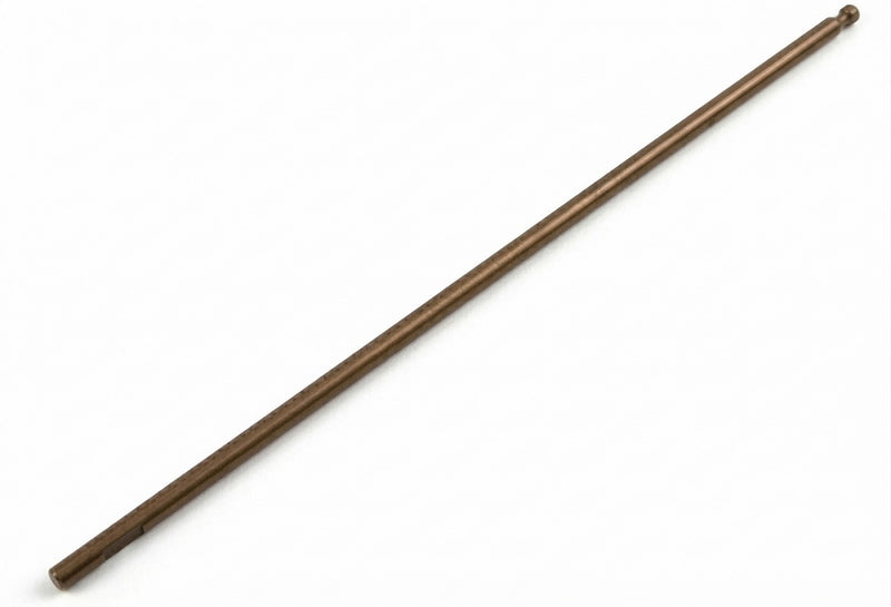 Spring Steel Material 120mm Long Allen Hex Ball Type Driver Tip 2.5mm (O.D.=3mm)