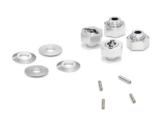 Billet Machined Hex Wheel Hub Set (4) for Axial Wraith 2.2