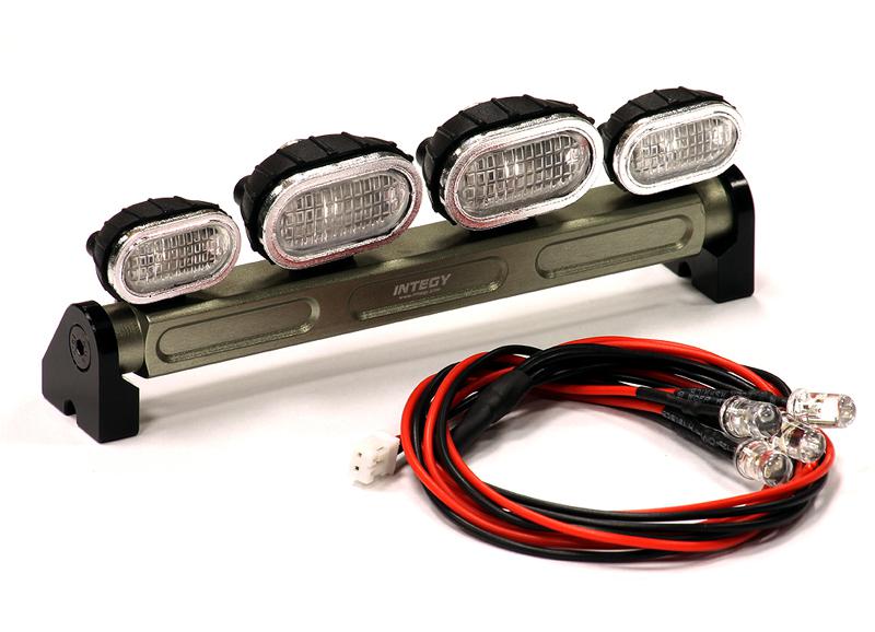 Realistic Roof Top Spot Light Set (4) LED White w/ Adj. Housing for 1/10 1/8 1/5