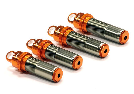 Billet Machined Threaded Shock Body (4) for Axial 1/10 EXO Off-Road