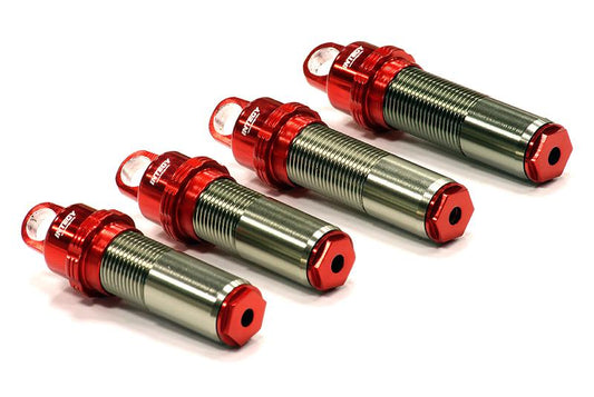 Billet Machined Threaded Shock Body (4) for Axial 1/10 EXO Off-Road