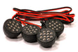 Off-Road High Brightness Large Spot LED Yellow Light Set + Housing (4)