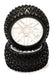 Pre-Mounted 1/10 Buggy 16 Spoke Rear 40mm All Terrain Q4027 12mm Hex (O.D. 87mm)