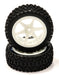 Pre-Mounted 1/10 Buggy 6 Spoke Front 32mm All Terrain Q4018 12mm Hex (O.D. 87mm)