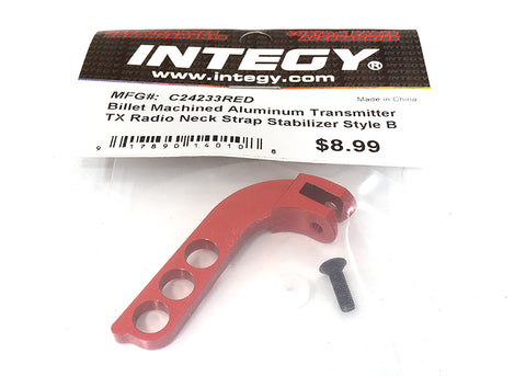 Billet Machined Aluminum Transmitter TX Radio Neck Strap Stabilizer Style B
