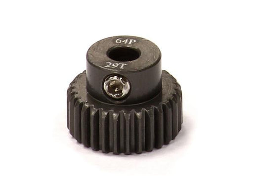 Billet Machined Hard Anodized Aluminum 64 Pitch Pinion 29 Teeth for 0.125 Shaft