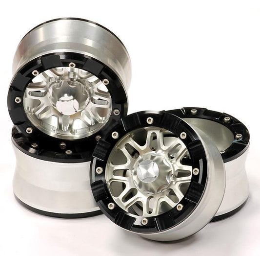 Billet Machined Alloy Dual 8 Beadlock Wheel (4) for Axial Wraith 2.2 w/ 12mm Hex