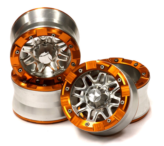 Billet Machined Alloy Dual 8 Beadlock Wheel (4) for Axial Wraith 2.2 w/ 12mm Hex