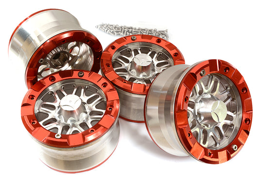 Billet Machined Alloy Dual 8 Beadlock Wheel (4) for Axial Wraith 2.2 w/ 12mm Hex