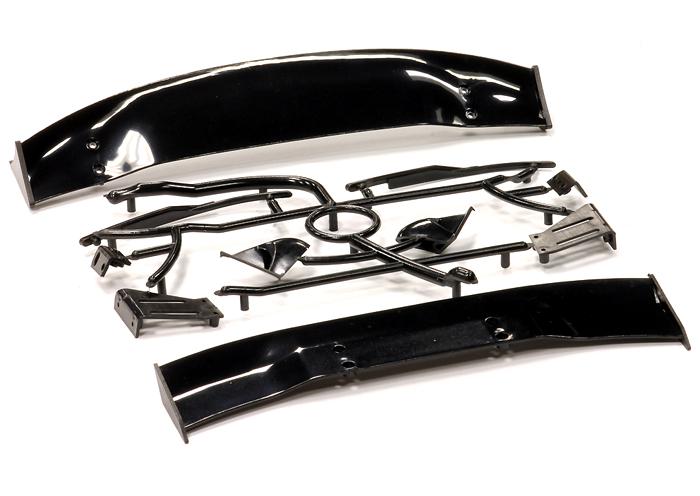 Realistic Pak 1/10 Size Plastic Wing & Option Add-On for Drifting & TC