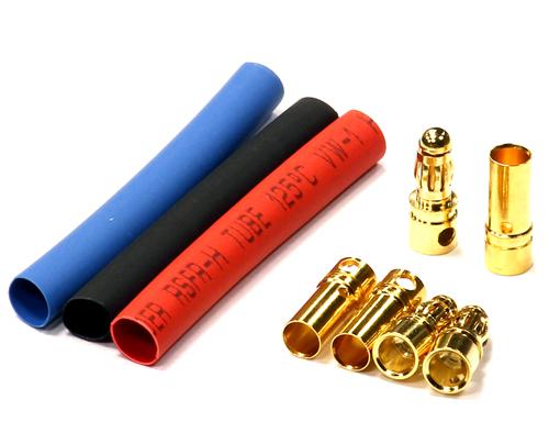 3.5mm Size Connector Plug Set (Male=3p Female=3p) for ESC, Motor & Wire Harness