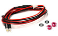 Billet Machined Alloy LED Holder Set 3mm Size + (2) White LED Light