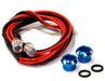 Billet Machined Alloy LED Holder Set 5mm Size + (2) White LED Light