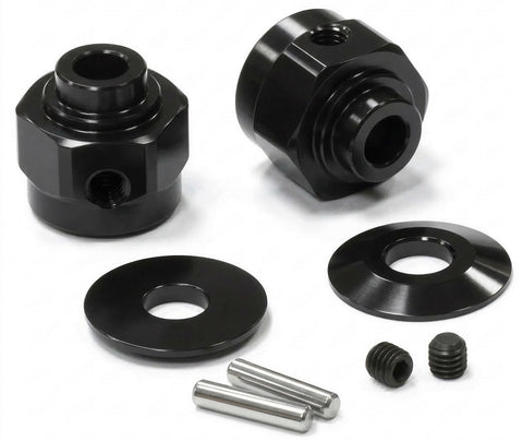Billet Machined Hex Wheel Hub Set (2) +3 Offset for Axial Wraith 2.2