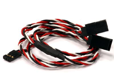 RX-Futaba Type Y-Extension 600mm 22AWG Servo Twisted Style Wire